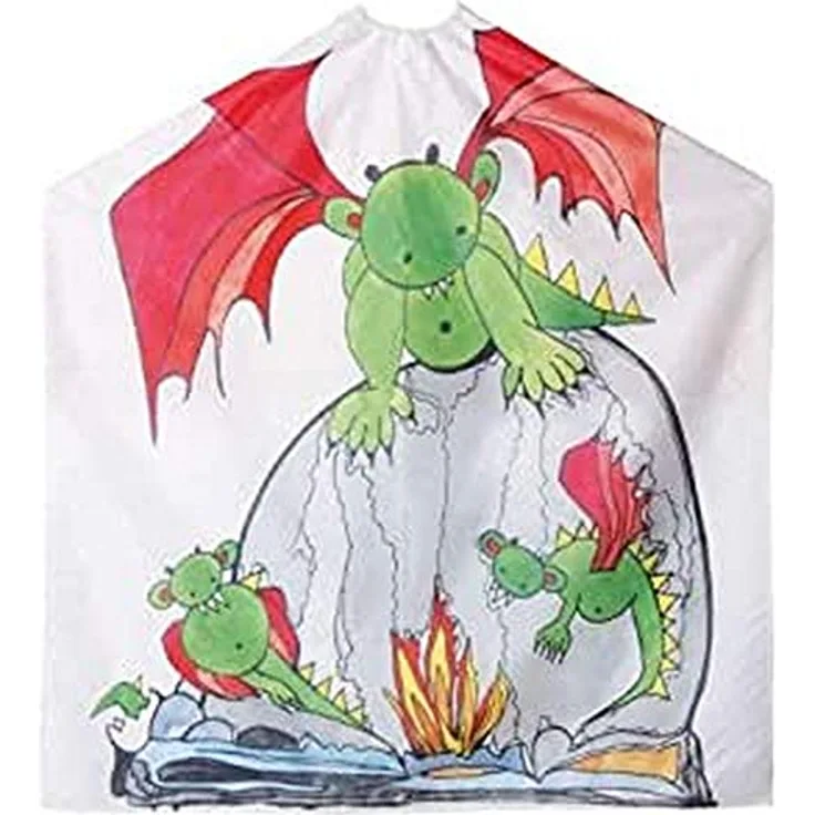 Efalock Professional Kinderumhang Fire Dragon 95 x 130 Hakenverschluß, 1er Pack, (1x Stück)