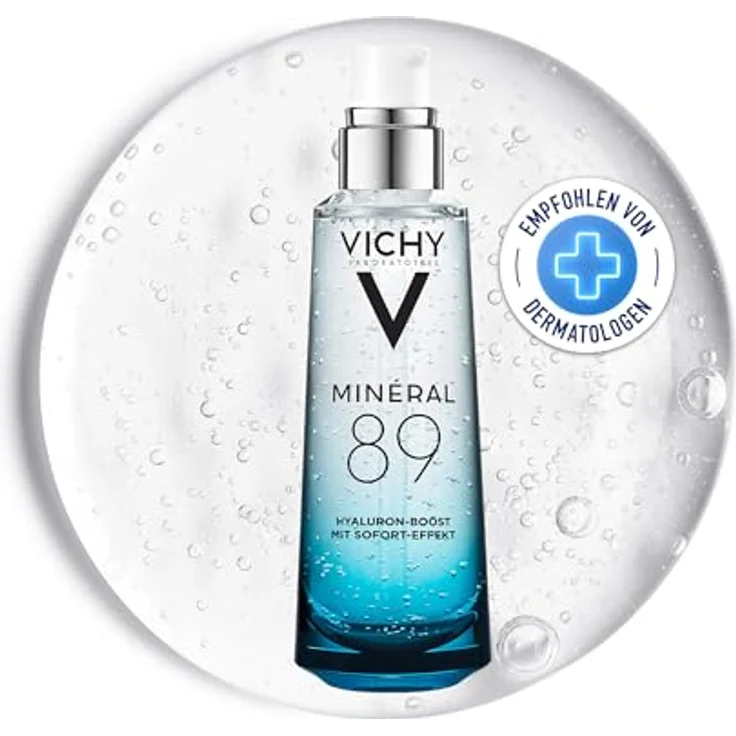 Vichy feuchtigkeitsspendendes Serum Mineral 89 mit Hyaluronsäure 75 ml, mit pflegender Wirkung – Bild 2