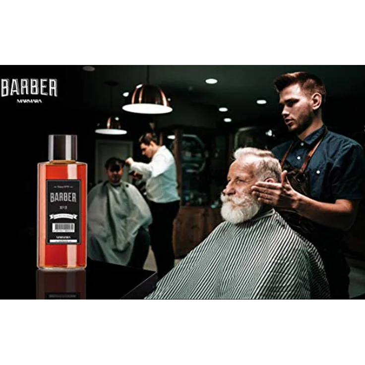BARBER MARMARA No.3 Eau de Cologne Pump-spray Herren, 3x250ml After Shave - desinfizierend, kühlend, erfrischend - Herren Duft mit Bergamotte und holzigen Noten – Bild 5