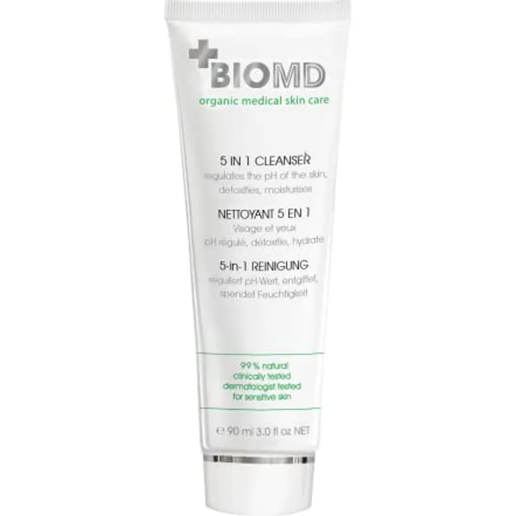 Biomed - 5in1 Cleanser 90ml - Aloe Vera, Süßholzwurzel, Avocado-Öl mit reinigender Wirkung