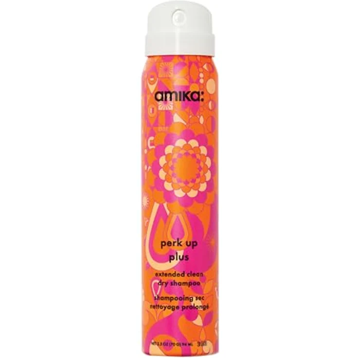 Amika Trockenshampoo Perk Up Plus Extended Clean, 67 ml - Aufbauendes Trockenshampoo für längere Frische zwischen den Haarwäschen – Bild 1