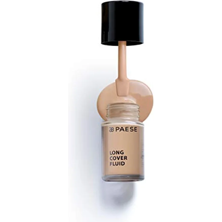 Paese Cosmetics 03 Golden Beige Long Cover Fluid Foundation 30ml, für trockene und normale Haut – Bild 2