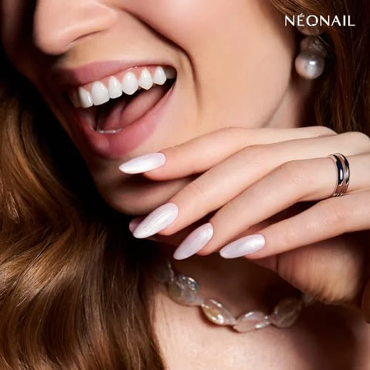 NÉONAIL UV Nagellack 7,2 ml - Glaze of Grace - Perle - Cremweiß mit sanftem rosa Schimmer, langanhaltend bis zu 21 Tage, für Gel-Nägel und Nageldesign – Bild 5