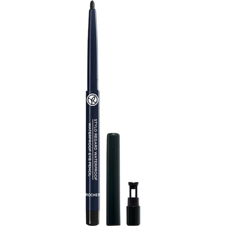 Yves Rocher Wasserfester Augenkonturen-Stift Eyeliner, 99% natürliche Inhaltsstoffe, mit Bio-Kornblume, 0,3 g, vegan