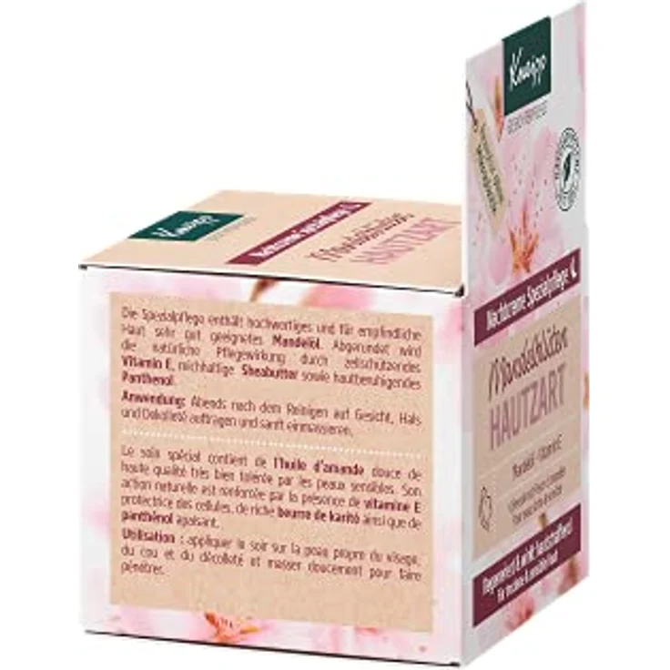 Kneipp Pflege Gesichtspflege Nachtcreme Mandelblüten Hautzart 50 ml Tagespflege für Damen und Herren – Bild 4