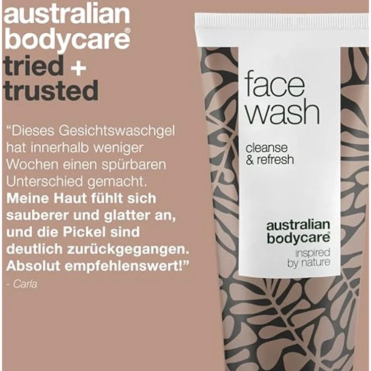 Anti Pickel Gesichtswaschgel - 100 ml | 100% Vegan | Für Männer & Frauen | Gesichtsreinigung mit natürlichem Teebaumöl bei unreiner Haut | Auch zur täglichen Pflege bei Akne – Bild 5