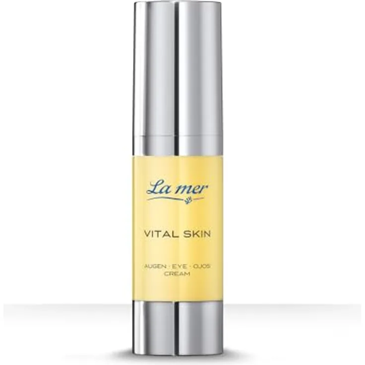 La Mer Vital Skin Augencreme, feuchtigkeitsspendende Anti-Age Pflege, straffend, aufhellend, antioxidativ, ohne Duft