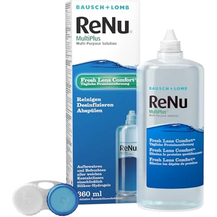 Bausch & Lomb RENU MultiPlus, Kontaktlinsenlösung für weiche Kontaktlinsen, 360 ml – Bild 2