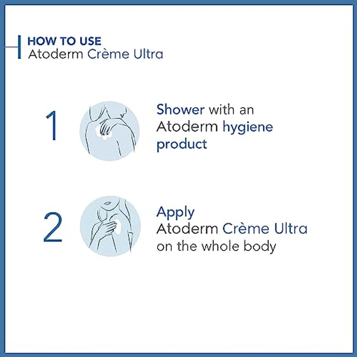 Bioderma Atoderm Creme Ultra – Sanfte und pflegende Feuchtigkeitspflege für trockene Haut, 200 ml – Bild 3