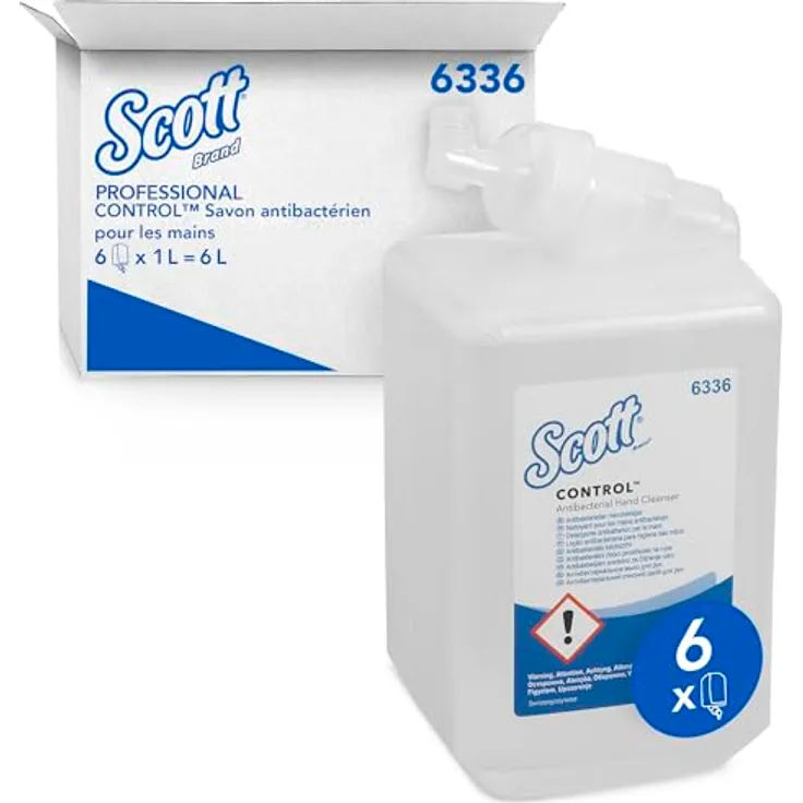 Kleenex Handseife, Flüssigseife neutral antibakteriell, pH-Wert 6, Kanister 1000 ml