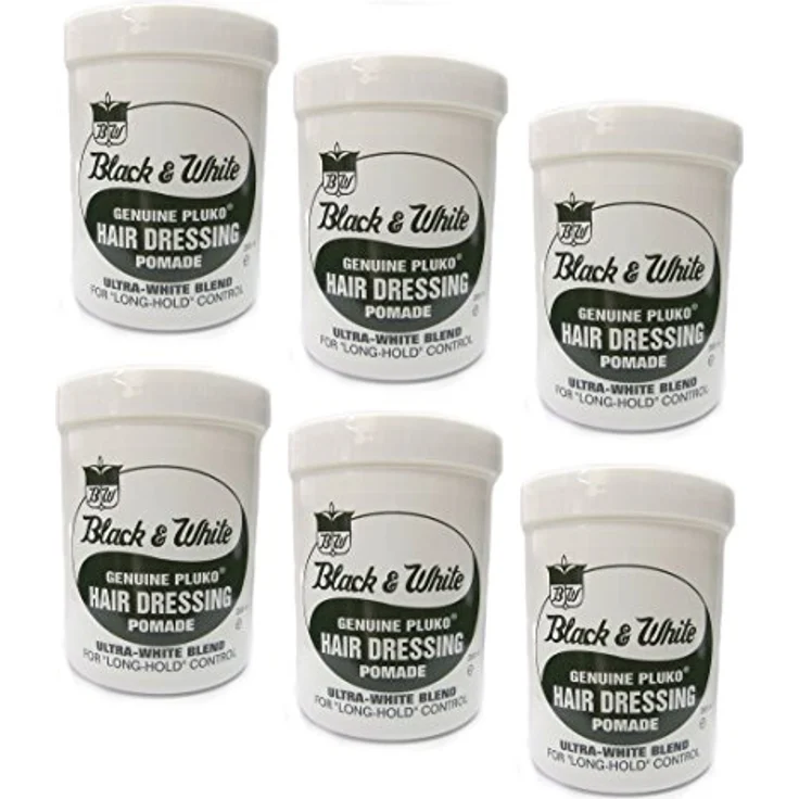 Black & White genuine Pluko Hair Dressing Pomade 200 ml – Bild 2