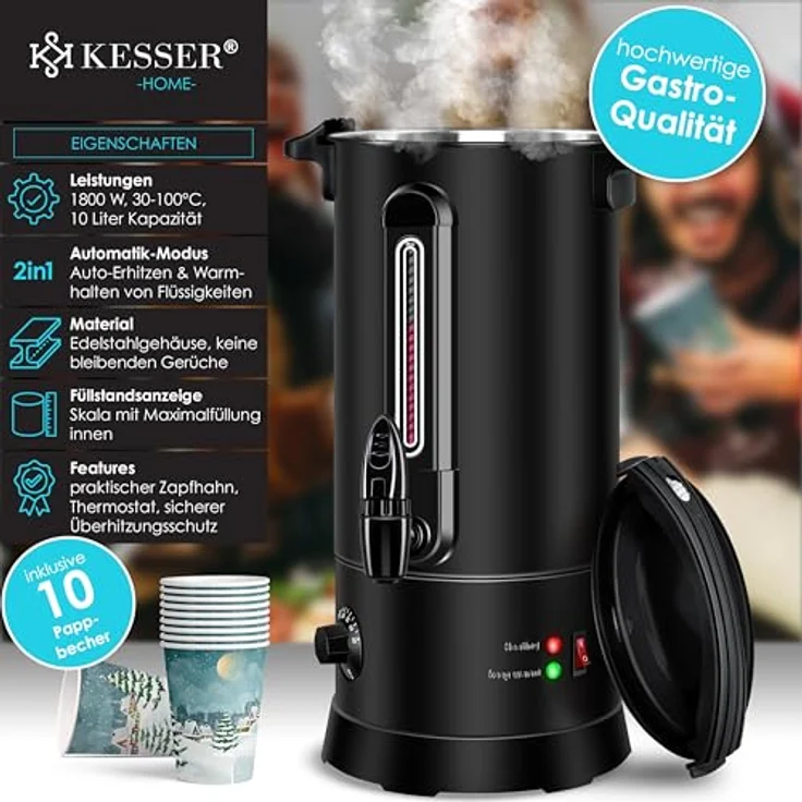 KESSER Nackenmassagegerät Shiatsu Massagegerät Inkl. Tasche Schulter Rückenmassagegerät Massage mit Wärme mit 3D-Massage Muskelschmerzlinderung Nacken, Rücken, Schulter, Beine, Füße Grau / Anthrazit – Bild 3