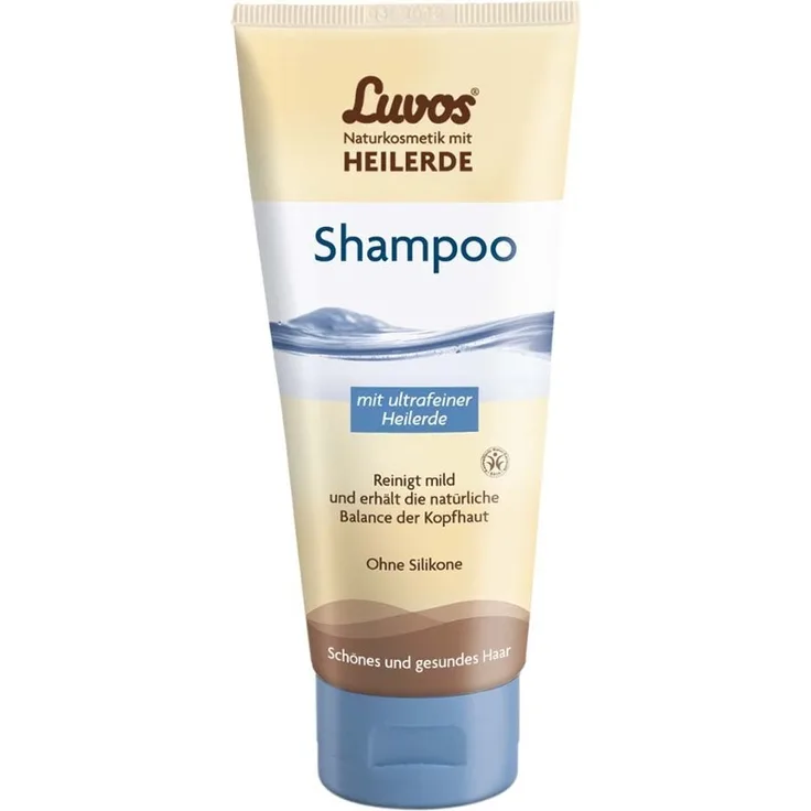 Luvos Heilerde Shampoo, 200ml 2er Pack, sanfte Reinigung für alle Haartypen, mit wertvollem Canolaöl