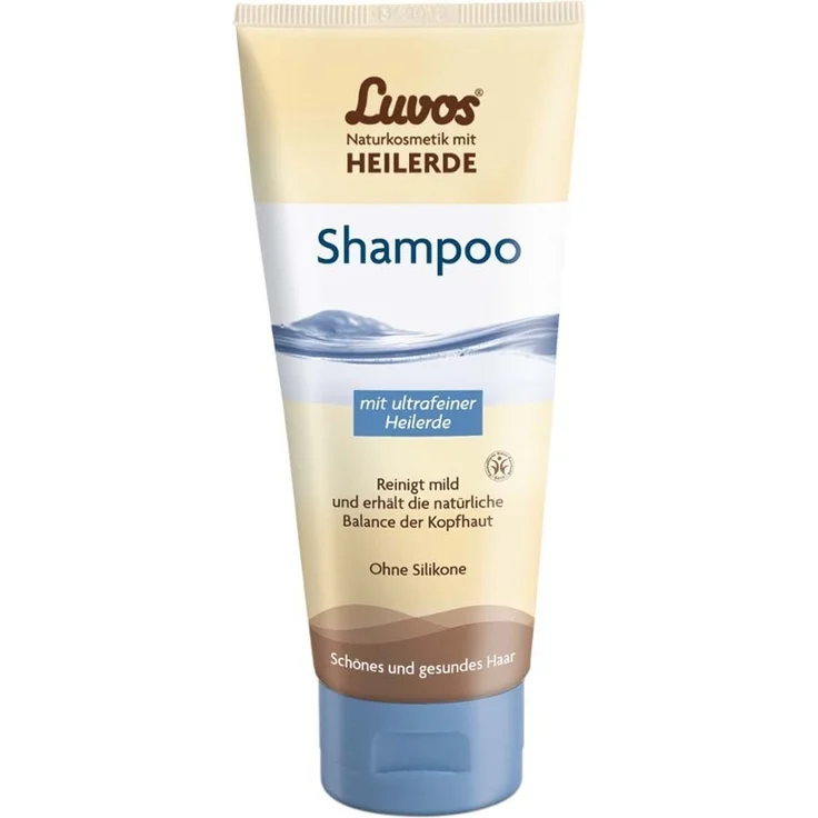 Luvos Heilerde Shampoo, 200ml 2er Pack, sanfte Reinigung für alle Haartypen, mit wertvollem Canolaöl