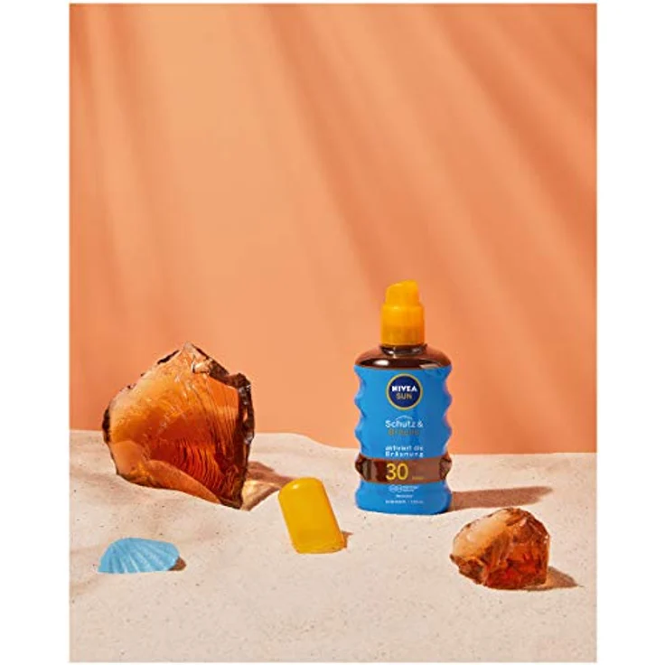 NIVEA SUN Schutz & Bräune SPF 30 Sonnenöl 200 ml – Bild 3