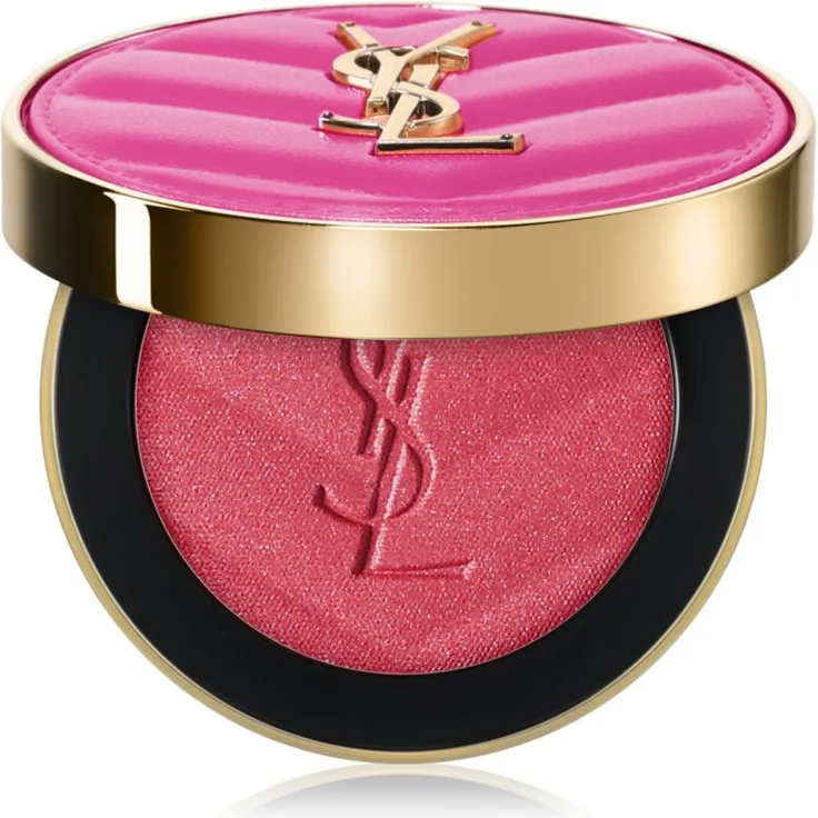 Yves Saint Laurent Make Me Blush Bold Blurring Puder-Rouge, Farbton 66 Fuchsia Fizz, 6 g für einen natürlichen, gesunden Teint