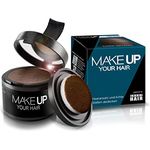 COVER HAIR Ansatzpuder in Dunkelbraun (4g) - Haarpuder zur schnellen & unsichtbaren Kaschierung des Ansatz, Haarverdichtung & Abdecken grauer Haare - Wind- & Wasserfest