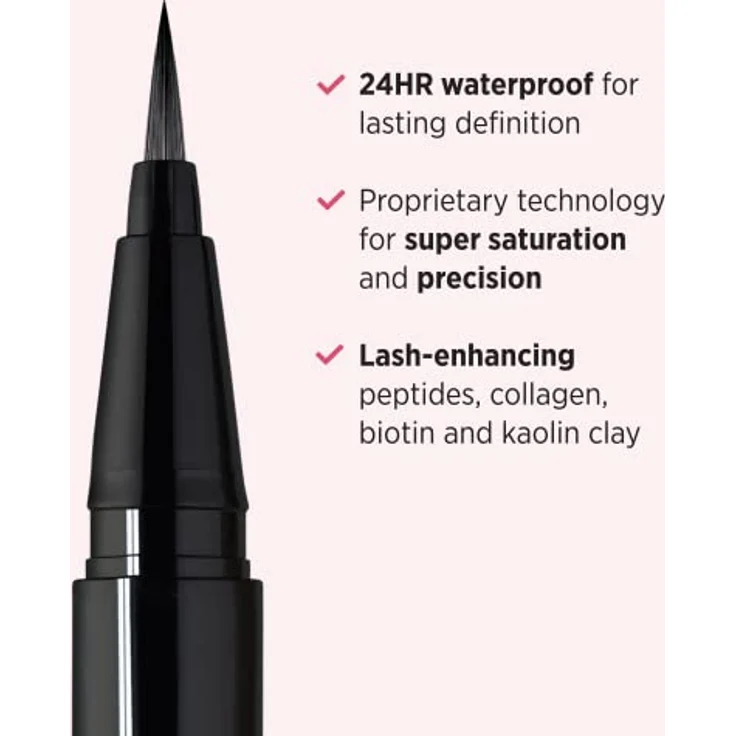 it Cosmetics Superhero Eyeliner, wasserfester und wischfester Eyeliner mit 24h Halt, 0,55 ml, tiefes Schwarz – Bild 3