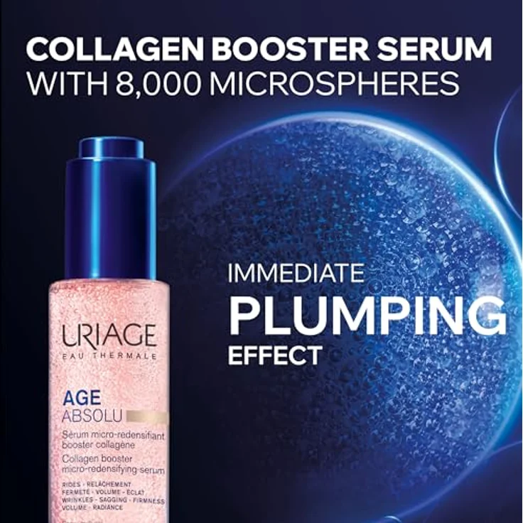 Uriage Age Absolu Serum, Gesichtsserum zur Faltenbekämpfung und Kollagenförderung, 30 ml – Bild 2