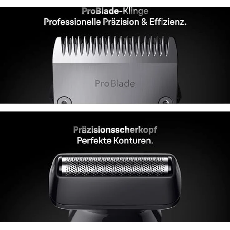 Braun All-in-One Series 7 12-in-1 Groomingset ProBlade, Nasenhaartrimmer für Herren, grau/schwarz – Bild 5