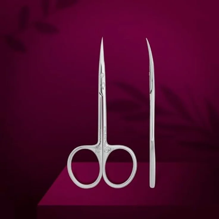 Staples Pro Cuticle Scissors SX-22/1, Nagelpflegegerät für Maniküre und Pediküre, Magnolia, mit schmalen Spitzen und verlängerten Griffen – Bild 2