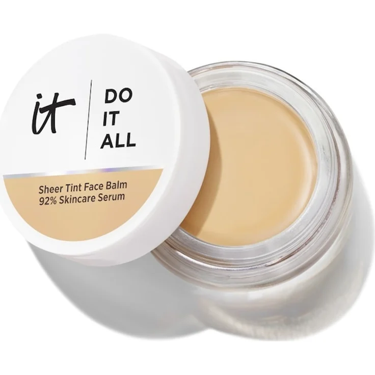 IT Cosmetics Do it All Tint Face Balm Foundation, getönte Feuchtigkeitscreme mit transparenter Deckkraft, 18 g, LIGHT WARM
