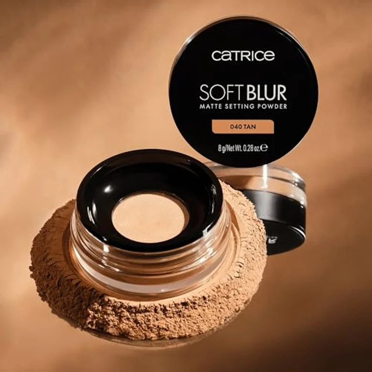 Catrice Soft Blur Matte Puder, 8 g, für einen makellosen Teint, Farbe TAN – Bild 7