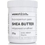 Sheabutter kaltgepresst 250g - 100% rein und unraffiniert - pure Pflege oder perfekte Basis für hochwertige Pflegeprodukte von wesentlich.
