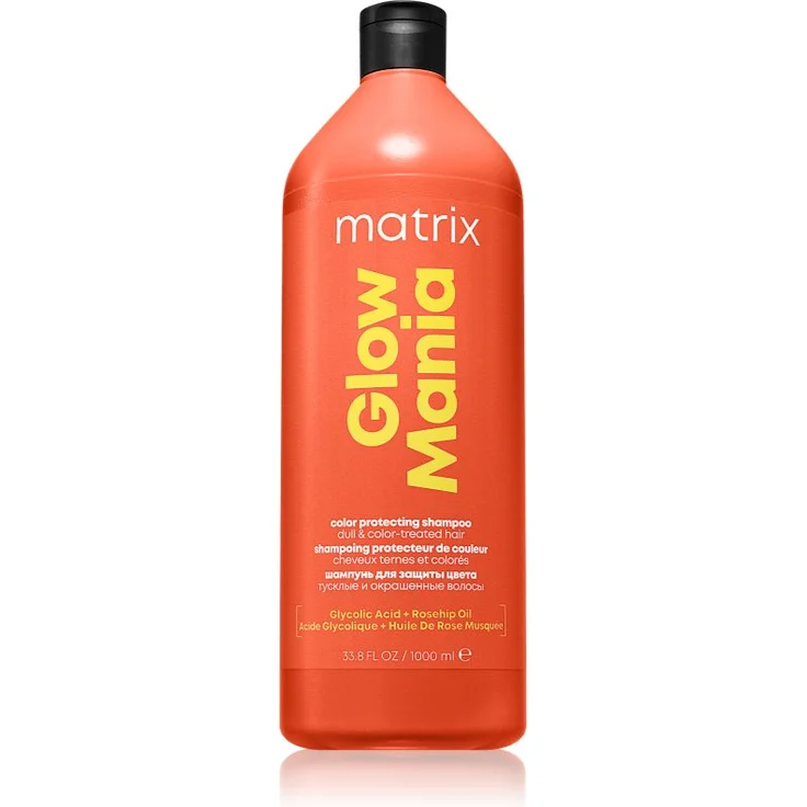 Matrix Glow Mania Shampoo für gefärbtes Haar, 1000 ml Pflege für Damen