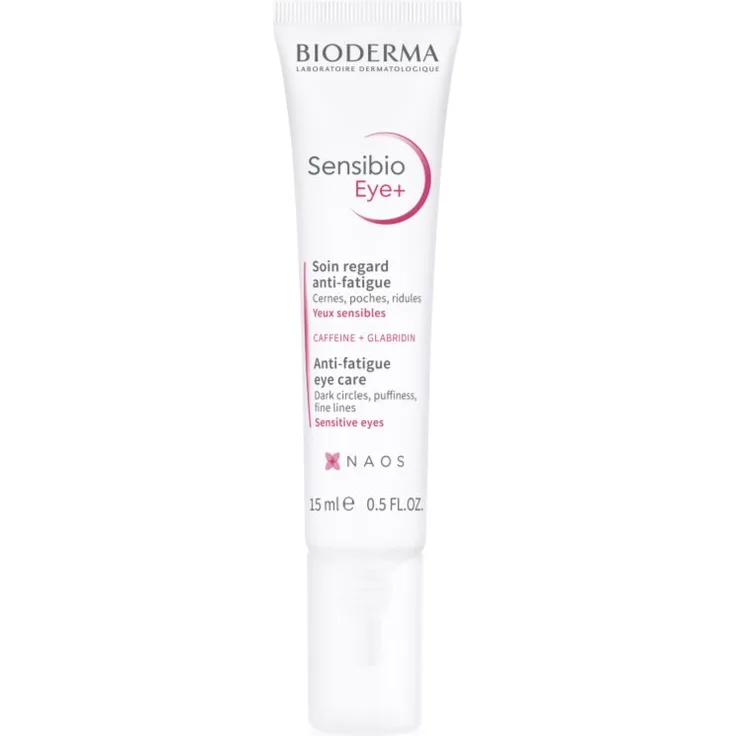 Bioderma Sensibio Eye+ Gel-Creme, Augenpflege gegen Müdigkeitsanzeichen, 15 ml