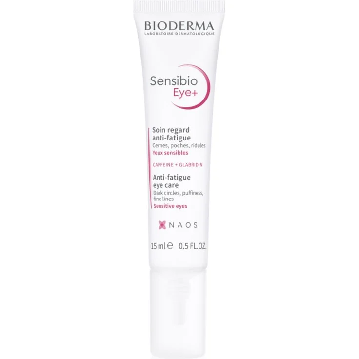 Bioderma Sensibio Eye+ Gel-Creme, Augenpflege gegen Müdigkeitsanzeichen, 15 ml