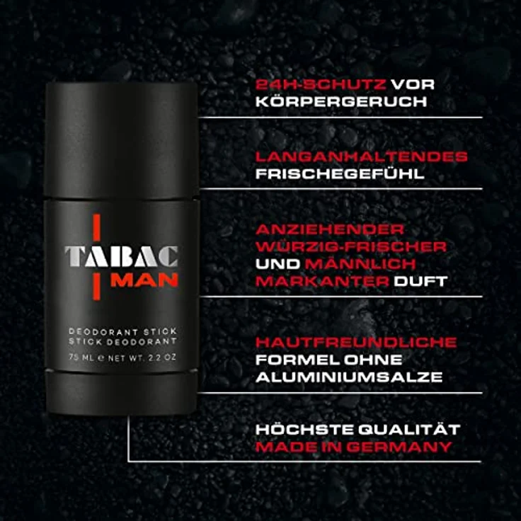 Tabac Original Tabac® Man | Deodorant Stick mit kraftvoll-maskulinem Duft, 75ml, langanhaltend und zuverlässiger Frische – Bild 2
