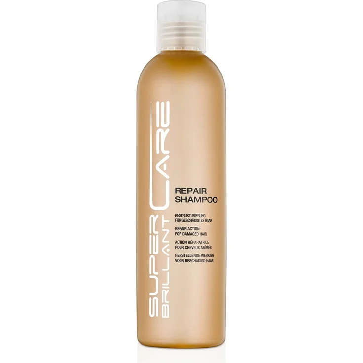 Hair Haus Super Brilliant Care Repair Shampoo 250ml, Intensive Reparatur für geschädigtes Haar, sanfte Reinigung, stärkt Haarstruktur