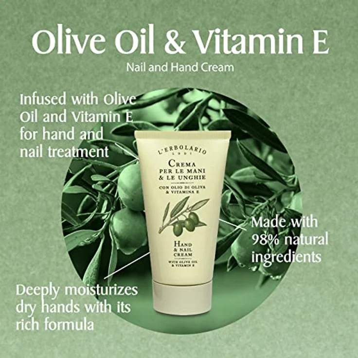 L'Erbolario Hand- und Nagelcreme, vegane Naturkosmetik ohne Parabene, 75 ml – Bild 2