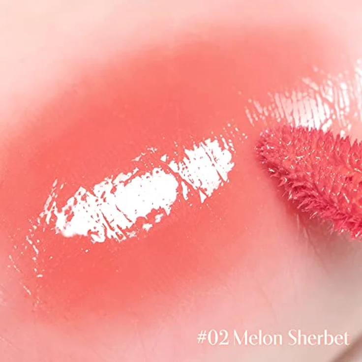 Dasique Juicy Dewy Lip Tint, langlebiger Lipgloss, Farbton 02 Melon Sherbet, 3.5 g, feuchtigkeitsspendend, langanhaltend, glanzvolle Lippenpflege – Bild 7