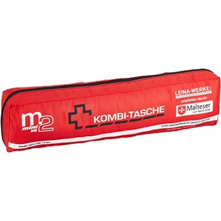 Leina-Werke 14024 Mini-Kombitasche M2 ohne Klett, XS, Rot/Schwarz/Weiß