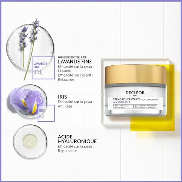 Decleor Decléor Lavendel Iris Creme Riche Liftant 50 ml, Gesichtscremes – Bild 3