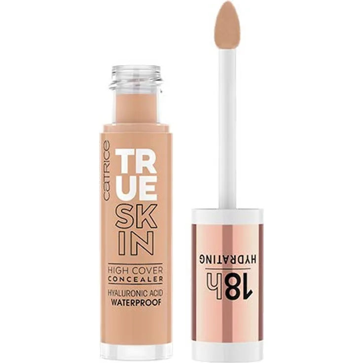 Catrice True Skin High Cover Concealer, Nr. 046, Nude, Anti-Pickel, feuchtigkeitsspendend, natürlich, für trockene Haut, vegan, ölfrei, wasserfest, ohne Alkohol, 1er Pack (4.5ml)
