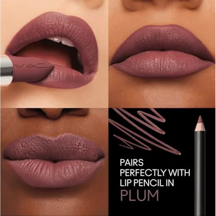 MAC Cosmetics MACximal Silky Matte Lipstick, mattierender Lippenstift in Farbton Whirl, 3,5 g mit hoher Pigmentierung und cremiger Textur – Bild 3