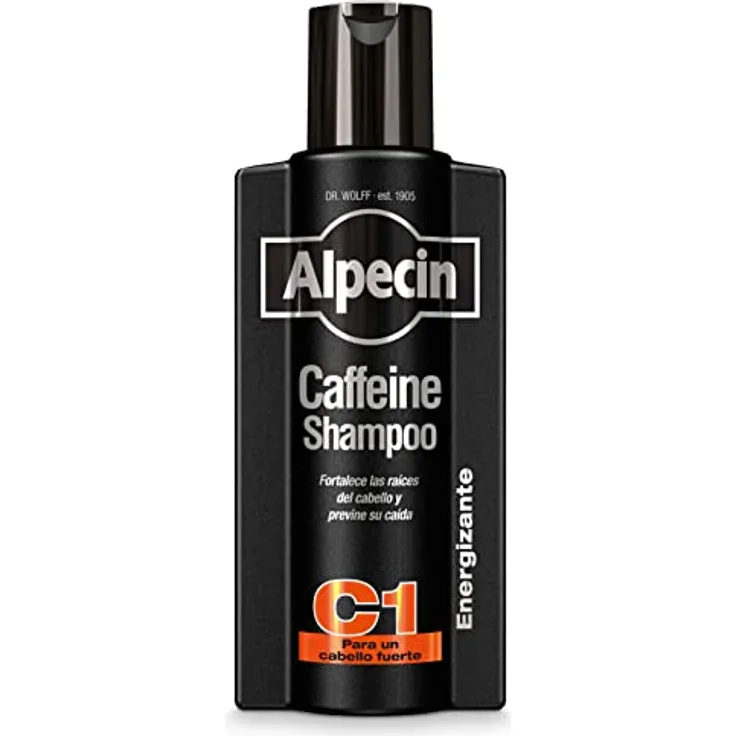 Alpecin Caffeine Black Edition, Anti-Hair Loss Shampoo ohne Silikon, 375ML, mit neuer Duftnote für Männer