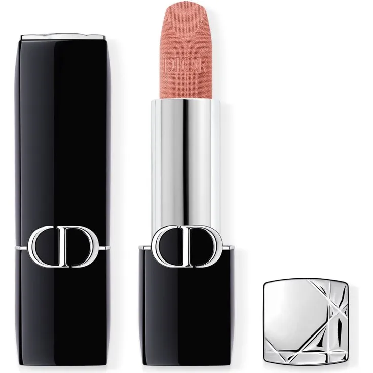 DIOR Rouge Dior nachfüllbarer Lippenstift, langanhaltend, Farbton 221 Frou-frou Velvet, 3.5 g