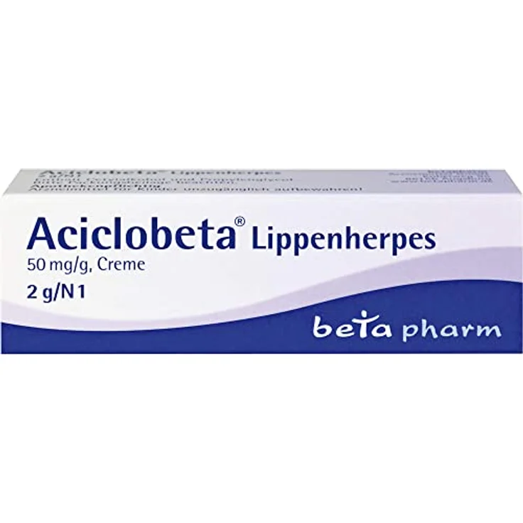 betapharm Aciclobeta Lippenherpes Creme 2 g, effektive Lippenpflege gegen Herpes – Bild 1