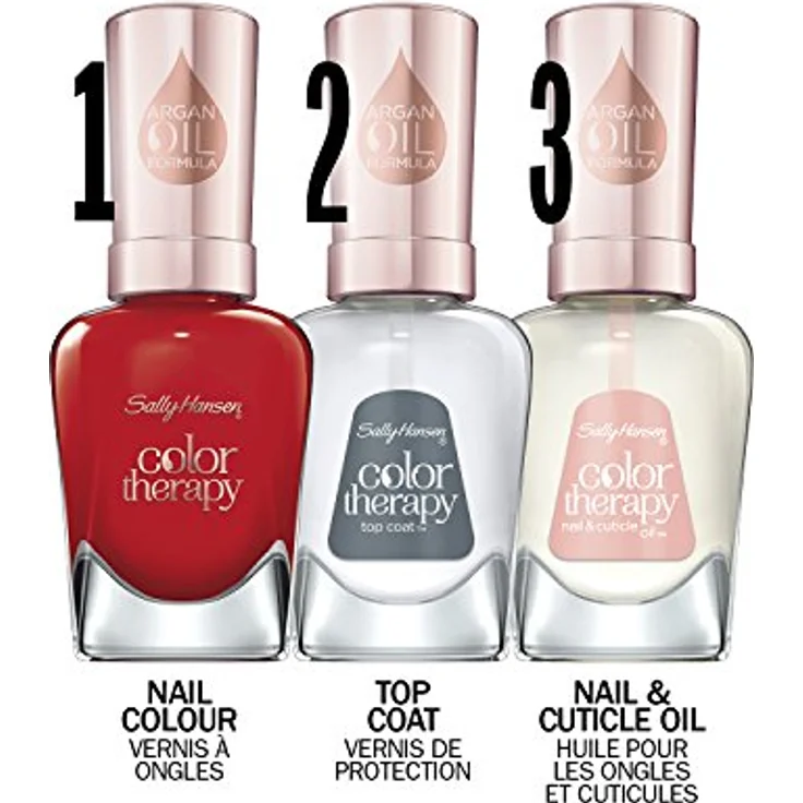 Sally Hansen Color Therapy Nagellack, Farbe 340 Red-iance, 14.7 ml – Bild 4