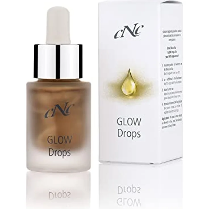 CNC cosmetic - GLOW Drops - Highlights, für eine frische, strahlende Haut und einen natürlichen Glow den ganzen Tag, zaubert Falten optisch weg - 15ml