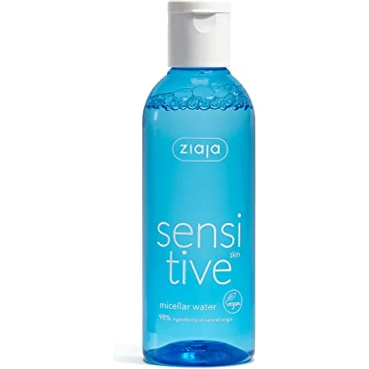 Ziaja Sensitive Mizellenwasser, reinigende Gesichtsreinigung für trockene bis empfindliche Haut, 200 ml, alkoholfrei – Bild 2