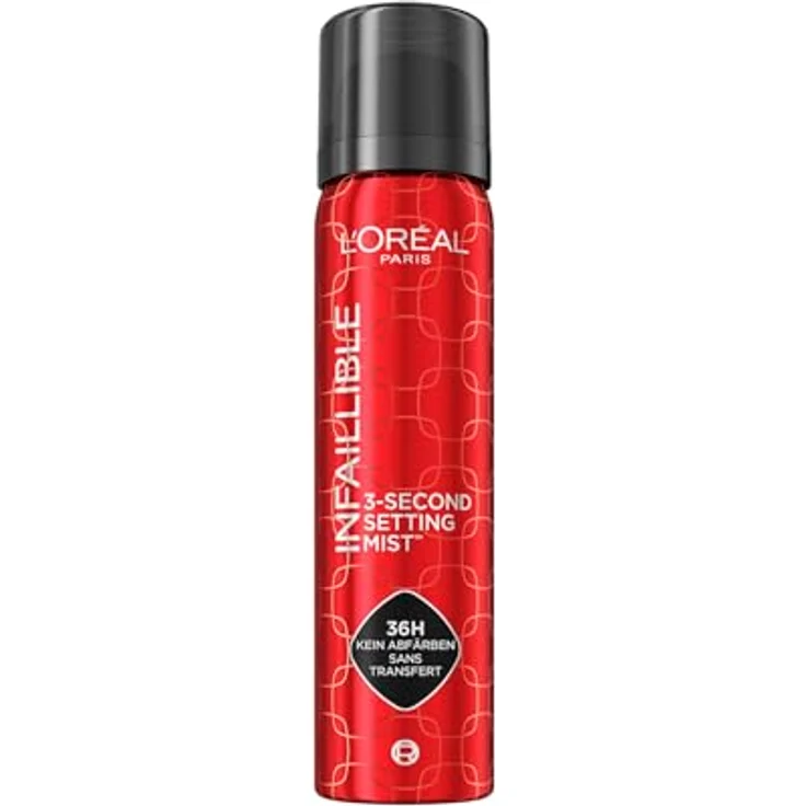 L'Oréal Paris Infaillible 3-Second Setting Mist, Fixing Spray mit Mikrodiffusions Technologie für 36 Stunden Haltbarkeit – Bild 1