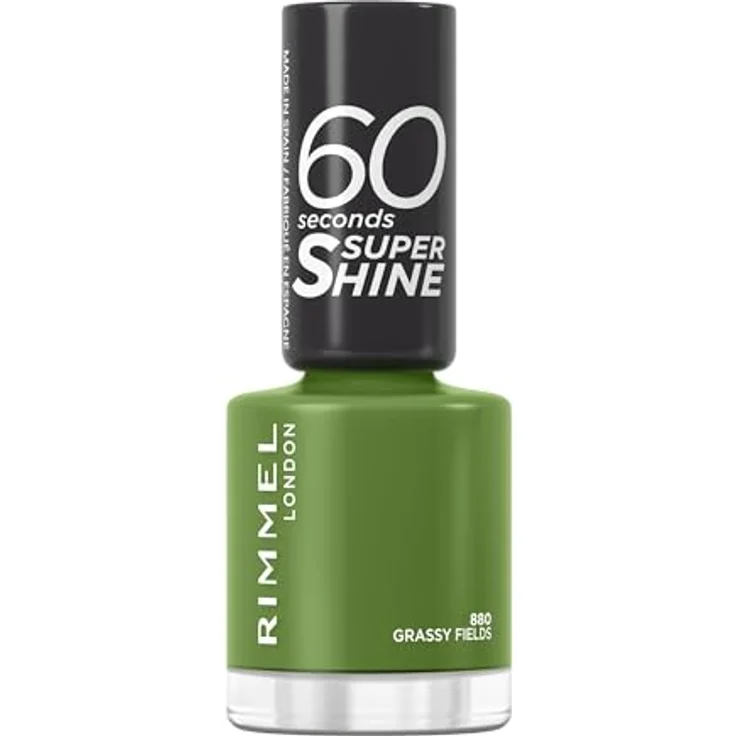 Rimmel London 60 SECONDS SUPER SHINE 8ml Nagellack - Impact Farbe, 3-in-1-Technologie – Bild 1