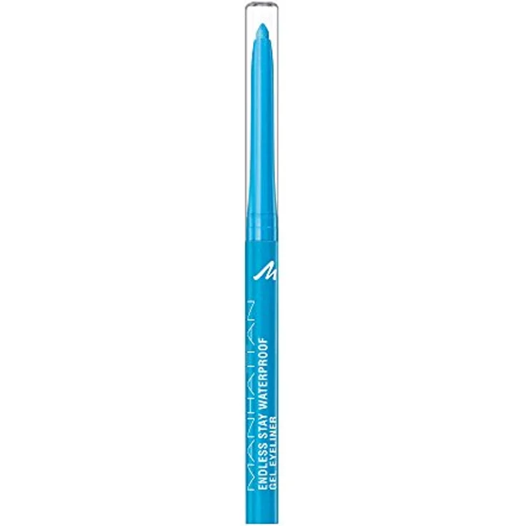 Manhattan Endless Stay Waterproof Gel Eyeliner – Hellblauer Gel Eyeliner mit Glitzer und herausdrehbarer Mine ohne Anspitzen – Farbe Aqua Sparkle 004 – 1 x 2,6g – Bild 2