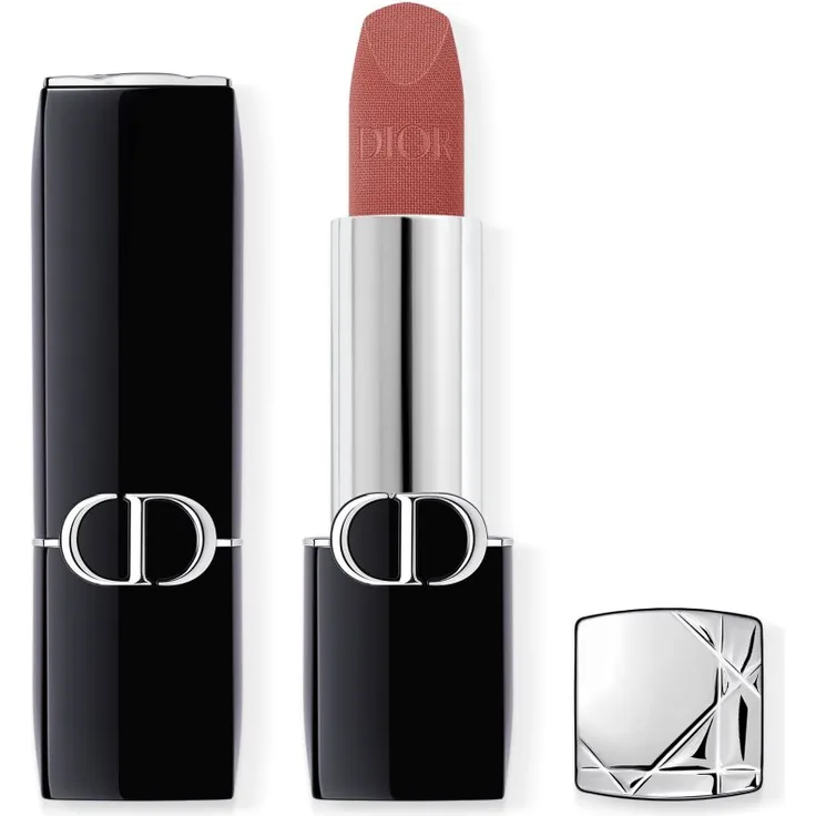 DIOR Rouge Dior, langanhaltender nachfüllbarer Lippenstift, Farbton 360 Souffle de Rose Velvet, 3.5 g
