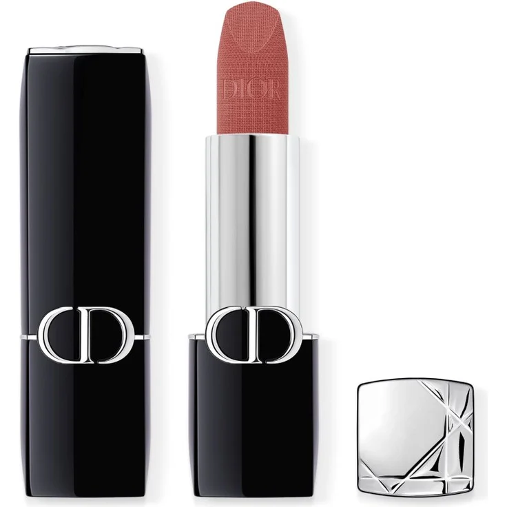 DIOR Rouge Dior, langanhaltender nachfüllbarer Lippenstift, Farbton 360 Souffle de Rose Velvet, 3.5 g